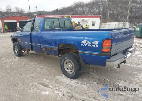 1996 Dodge Ram 2500 from USA, damaged, VIN 3B7KF23C9TM144902
